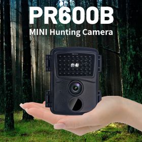 1080 HD Mini Outdoor Hunting Camera With Night Mode For Wildlife Tracking And Home Security - Black