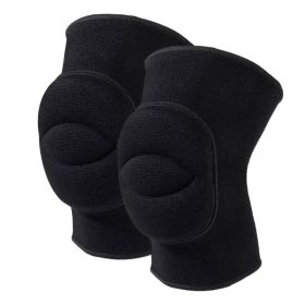 Dance Thickened Knee Pad Yoga Sports Knee Pads - Black - L