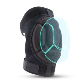 Exercise Basketball Running Fitness Protection Knee Pad  - Black - L