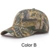 1pc Men's Adjustable Cap; Camo Baseball Hunting Fishing Twill Fitted Cap For Super Foot Bowl Sunday Party - Color B