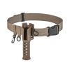 1pc Fishing Waist Belt With Adjustable Wading Belt Buckle; Rod Holder For Men Fishmen Outdoor - Khaki