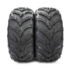 New ATV/UTV Tires 2 of 25x10-12 Rear /6PR QM377 Factory Direct - as picture