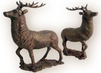 HUGE Elk Deer Cast Iron - 0170J-04632