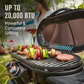 RoadTrip X-Cursion 2 Burner Propane Gas Portable Grill - blue