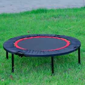 40 Inch Mini Exercise Trampoline for Adults or Kids - Indoor Fitness Rebounder Trampoline with Safety Pad | Max - as Pic