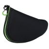 Tactical Handgun Case Pistol Rug - Black with Green - 13in