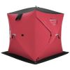 Portable 2 Person Ice Shanty with Cotton Padded Walls - Red