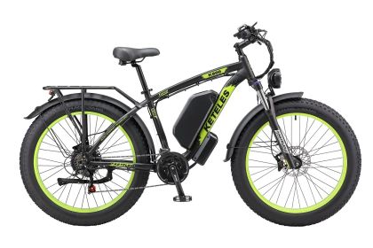 K800 Fat E-Bike - black and green