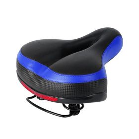 Anti-Slip Comfortable Bicycle Padded Saddle Cover Bike Seat Cover  - Black & Blue - Cycling Accessories