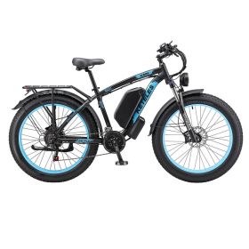 K800 Fat E-Bike - Black and blue