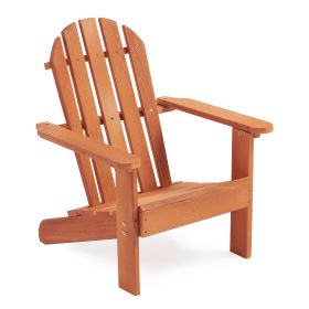 Kids Outdoor Wooden Adirondack Chair for Patio/Garden/Backyard/Pool - as Pic