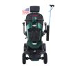 MAX PLUS EMERALD 4 Wheels Outdoor Compact Mobility Scooter with 2pcs*20AH Lead acid Battery, 16 Miles, Cup Holders & USB charger Port - as Pic