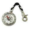 Mini Waterproof Shockproof Compass With Keychain; Emergency Survival Equipment For Outdoor Hiking Camping Adventure - 1