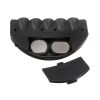 1pc 5LED Clip Cap Light; Outdoor Night Fishing Headlight - Black