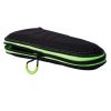 Tactical Handgun Case Pistol Rug - Black with Green - 13in