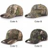 1pc Men's Adjustable Cap; Camo Baseball Hunting Fishing Twill Fitted Cap For Super Foot Bowl Sunday Party - Color B