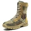 Waterproof Military Men Tactical Boots Camouflage Disguise Outdoor Hunting Boots for Men Mid-calf Trekking Shoes Size 39-45 - Camouflage - 43