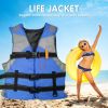 1pc Adult Portable Breathable Inflatable Vest; Life Vest For Swimming Fishing Accessories - Red