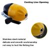 1pc Fully Closed Spin Casting Fishing Reel; Gear Ratio: 3.1:1 Built-in Close Tackle With Fishing Line For Freshwater Saltwater - B10382-1/Yellow