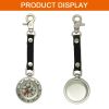 Mini Waterproof Shockproof Compass With Keychain; Emergency Survival Equipment For Outdoor Hiking Camping Adventure - 1