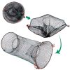 Foldable Shrimp Trap; Three-layer Net Cage; For Crab; Eel; Shrimp And Fish; Outdoor Camping Accessories - Black