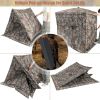 Outdoor Hunting Blind Portable Pop-Up Ground Tent - Camouflage A - Ground Tent