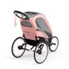 CYBEX ZENO Multisport Hands-Free Running Trailer Seat Pack in Silver Pink - Default Title