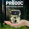 1080 HD Mini Outdoor Hunting Camera With Night Mode For Wildlife Tracking And Home Security - Camouflage