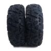 set of (2) Tire Rating: 6 B 26x11-14 ATV UTV AT Tires; 6 PR A033 *2 SW:271mm & Set of 2 26x9-14 ATV UTV AT Tires 6 PR - as picture