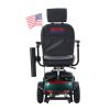 MAX PLUS EMERALD 4 Wheels Outdoor Compact Mobility Scooter with 2pcs*20AH Lead acid Battery, 16 Miles, Cup Holders & USB charger Port - as Pic