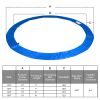 12ft Trampoline Pad Blue /14mm Foam - LA01