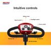 Four wheels Compact Travel Foldable Outdoor Electric Power Mobility Scooter for Adult with LED Lights - Red