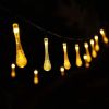 Dew Droplets 20 LED Solar Lights Falling Like Dew - Warm White