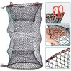 Foldable Shrimp Trap; Three-layer Net Cage; For Crab; Eel; Shrimp And Fish; Outdoor Camping Accessories - Black