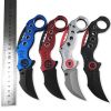 Outdoor Wilderness Survival Small Straight Knife Hunting Knife Pocket Knife - As pic show - Style C