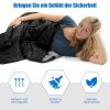 Traving Camping Portable Duble Person Waterproof Sleeping Bag W/ 2 Pillows - Black - Sleeping Pad